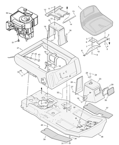 Part Location Diagram of F-000600L Murray Owner's Manual